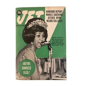 JET Magazine April 20 1967 Aretha Franklin Cover Soul R&B Black History Vintage